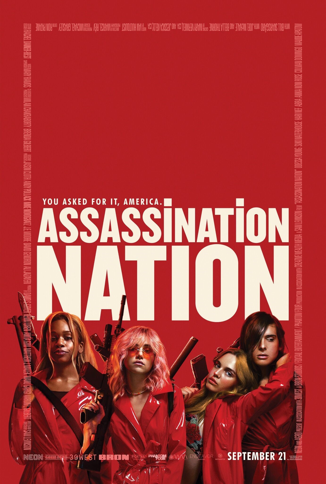 ดูหนังออนไลน์ฟรี Assassination Nation (2018) แอสแซสซิเนชั่น เนชั่น